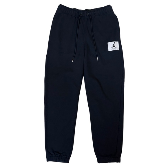 Jordan Flight Essentials Fleece Men's Sweatpants Black Joggers DA9812-010 Medium - Picture 1 of 10